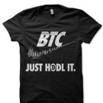 Bitcoin Just Hodl It Black T-Shirt