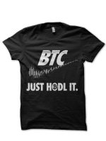 Bitcoin Just Hodl It Black T-Shirt