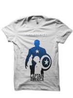 The Patriot Captain America White T-Shirt