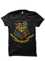 Hogwarts School of Witchcraft and Wizardry Black T-Shirt