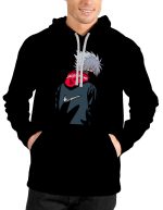 Supreme Kakashi - Naruto Black Hoodie