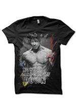 No Words Can Push Me Down Black T-Shirt