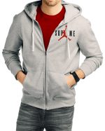 Supreme Air Grey Zipper Hoodie