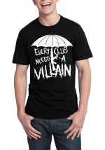 Every Club Needs A Villain Black T-Shirt
