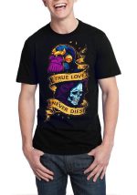 Thanos And Death True Love Never Dies T-Shirt