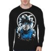 Sayian Warrior Black Full Sleeve T-Shirt