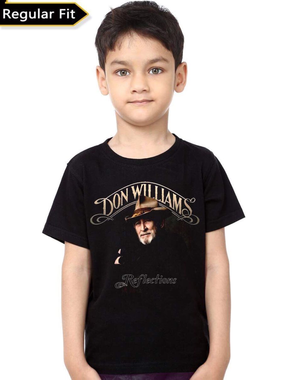 Don Williams Kid’s Black T-Shirt