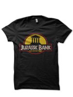 Jurassic Bank Black T-Shirt