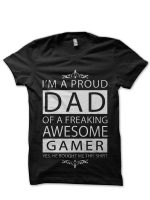 Awesome Gamer Black T-Shirt