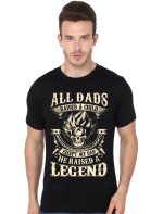 Super Saiyan Goku Dad Black T-Shirt