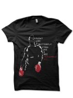 Muhammad Ali Quote Black T-Shirt