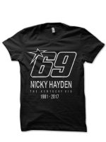 Nicky Hayden Black T-Shirt