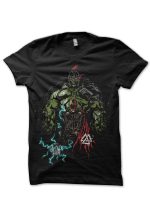 Hulk And Thor Black T-Shirt