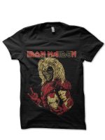 Iron Maiden Iron Man Black T-Shirt