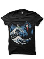 The Great Battle - Samurai Jack Black T-Shirt