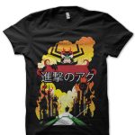 Attack on Aku Samurai Jack Black T-Shirt