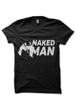 Barney Stinson Naked Man Black T-Shirt