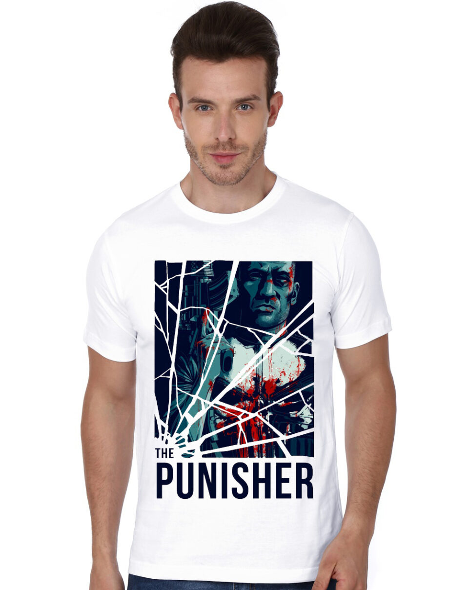 The Punisher White T-Shirt