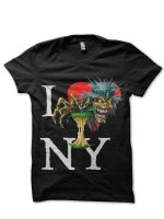 Iron Maiden New York Black T-Shirt