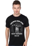 Goku Gohan Father And Son Black T-Shirt