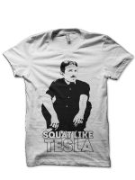 Squat Like Tesla White T-Shirt