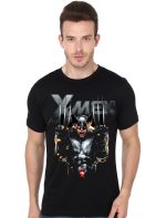 Wolverine During Messiah War Black T-Shirt