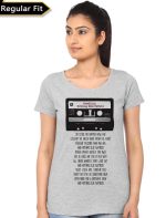 Metallica Grey Girls Top