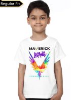 Maverick White Kids T-shirt