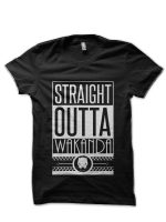 Straight Outta Wakanda Black T-Shirt