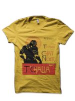 Black Panther Yellow T-Shirt