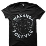 Wakanda Forever - Black Panther Black T-Shirt