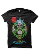 Scary It Pennywise Rick Black T-Shirt