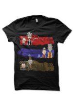 Rick To The Future Black T-Shirt