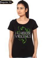 I Choose Violence Black T-Shirt