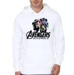 Avengers White Sweat Shirt