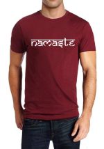 Namaste Maroon T-Shirt