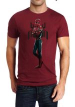 Spiderman Maroon  T-Shirt