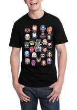 You Cant Fight Thanos Alone Black T-Shirt