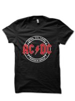 Ac Dc High Voltage Rock N Roll Black T-Shirt