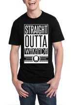 Straight Outta Wakanda Black T-Shirt