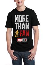 More Than A Fan Marvel Black T-Shirt