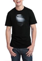 Man Of Steel Black T-Shirt