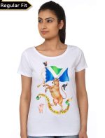 Vegan White Girl’s T-Shirt