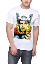 Kurt Cobain Thor White T-Shirt