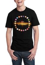 Infinity war Black T-Shirt