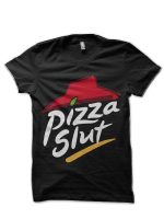 Pizza Slut Black T-Shirt