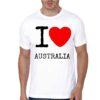 I Love Australia White T-Shirt
