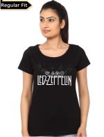 Led Zeppelin Girl's Black T-Shirt