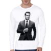 Harvey Specter White Full Sleeve T-Shirt