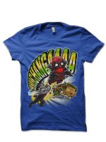 Deadpool Royal Blue T-Shirt
